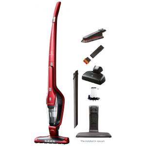 Aspirador Sem Fio 2-em-1 Electrolux Ergorapido Pet Vermelho Chili Motorizado 48 Minutos 18V.
