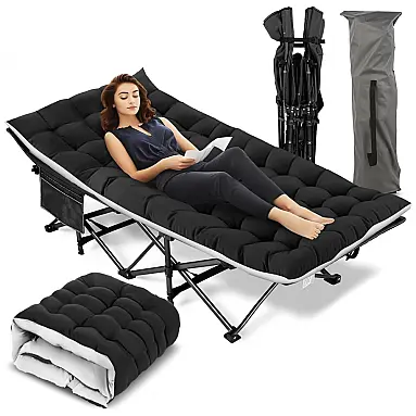 Cama Dobrável Portátil para Acampamento