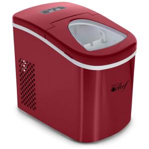 Maquina de Gelo Automática Portátil até 11 kg de Gelo em 24h, 110v, DECO GEAR DCIMRED, Vermelho