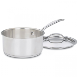 Panela com Tampa 2 Litros em Aço Inoxidável, Cuisinart 719 18 Chefs