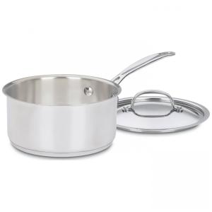 Panela com Tampa 2 Litros em Aço Inoxidável, Cuisinart 719 18 Chefs