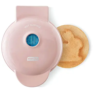 Mini Máquina de Waffles Antiaderente,