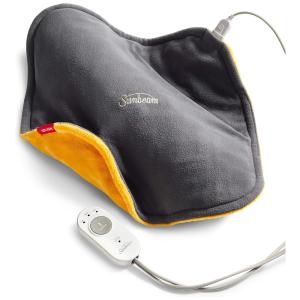 Almofada de Aquecimento Elétrica com 3 Níveis de Calor e Desligamento Automático, 110V, Sunbeam ConformHeat, Cinza