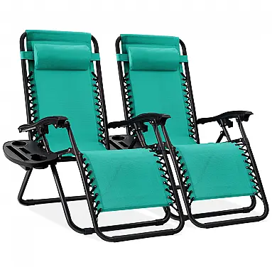 Conjunto de 2 Cadeiras Reclináveis