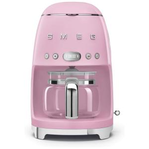 Cafeteira Elétrica Programável 50s Expresso Retro Programável, 1050W, 110v, SMEG DCF02PKUS, Rosa