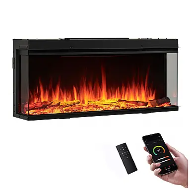 Lareira Elétrica de Embutir A49x109L