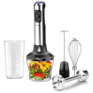 Mixer 5 em 1 com Velocidade Variável, Copo de 800 mL, 500W, Aço Inoxidável, 110v, REDMOND HB006, Preto