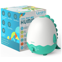 Umidificador Ultrassônico Portátil 1.6L, com Desligamento Automático, Silencioso, 110v, LIVATRO, Branco