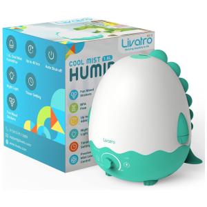 Umidificador Ultrassônico Portátil 1.6L, com Desligamento Automático, Silencioso, 110v, LIVATRO, Branco