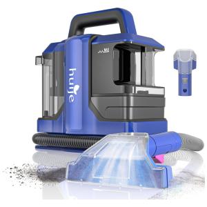 Extratora e Higiniezadora de Carpetes e Estofados Portátil 3 em 1, 18Kpa com Tira Manchas Integrado e Ferramenta de Caminho Largo, 500W