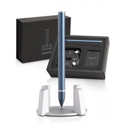 Caneta Esferográfica Executiva Vertical com Tinta e Recarga de Alta Qualidade, NOVIUM SHBPAL006, Azul