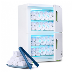Aquecedor de Toalhas BYOOTIQUE com Capacidade Extra Grande de 46L e Máquina Dupla de Aquecimento.