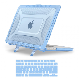 MOSISO Capa Rígida para MacBook Pro 16" 2025-2021, TPU Anti-Choque com Kickstand e Teclado, Air Blue