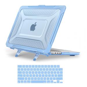MOSISO Capa Rígida para MacBook Pro 16" 2025-2021, TPU Anti-Choque com Kickstand e Teclado, Air Blue
