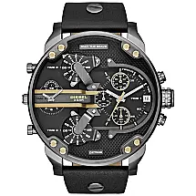 Relógio Masculino Analógico Quartzo, Couro, DIESEL DZ7348, Preto