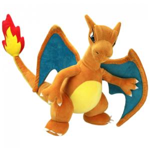 Pelúcia oficial Pokémon Charizard 30 cm Laranja em Poliéster Jazwares
