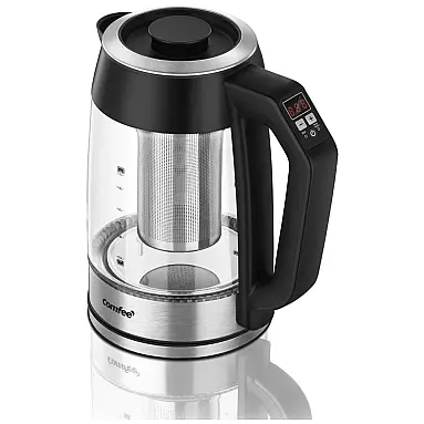 Chaleira elétrica, 1,7L, Aço Inoxidável,