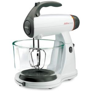 MixMaster Batedeira Planetária Elétrica 4L com 12 Velocidades Aço Inoxidável 350W, Branca, 220v, SUNBEAM 002371 000 NPO, Branco