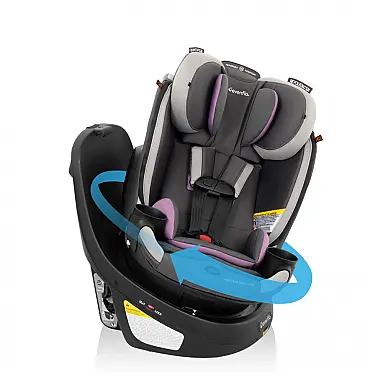 Cadeira para Carro 2em1 Rotativa