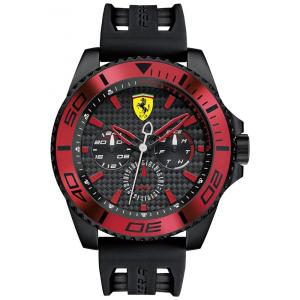Relógio de Pulso XX KERS Analógico Quartzo Japonês Resistente a e Arranhões, SCUDERIA FERRARI 0830310, Preto