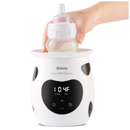 Aquecedor de Mamadeira Bololo Digital Portátil com Controle Preciso de Temperatura, 110v, MOMHOME 7725, Branco