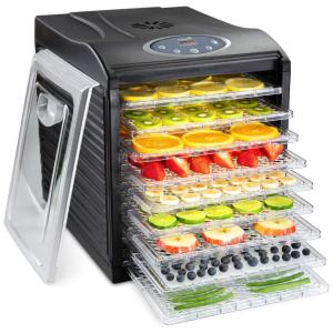 Ivation Desidratador de Alimentos, 9 Bandejas, Preto 110V
