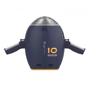 Scooter Subaquática Propulsor de Mergulho com 2 Velocidades e Câmera de Ação para Adultos, YOUGYM, Azul