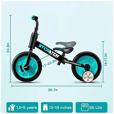 Bicicleta de treinamento de equilíbrio