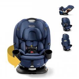 Cadeirinha de Carro Conversível Turn2Me 3 em 1, Brighton - Graco, com Ajuste de Apoio de Cabeça e Arnês, Instalação Fácil e Estrutura