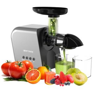 Centrífuga de Frutas com Motor Silencioso e 2 Velocidades, 110v, AIYFYHTE, Cinza
