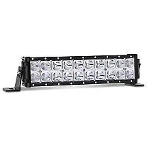 Farol de Milha LED Off Road 30,5cm 68W 5000 Lúmens Fileira Dupla Luz Amarela Âmbar, AUTOFEEL, Branco