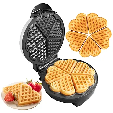 Máquina de Waffle Antiaderente, Aço