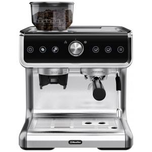 Máquina de Café Expresso Mueller Premium 15 Bar com Espumador de Leite e Controle de Temperatura, 110V