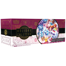 Calendário Pokémon TCG Holiday Calendar 2025 The Pokémon Company multicolorido com 25 surpresas e boosters