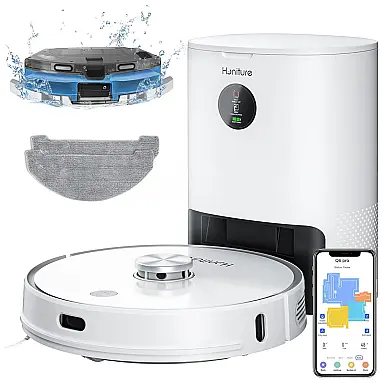 Aspirador Robô com Esvaziamento Automático,