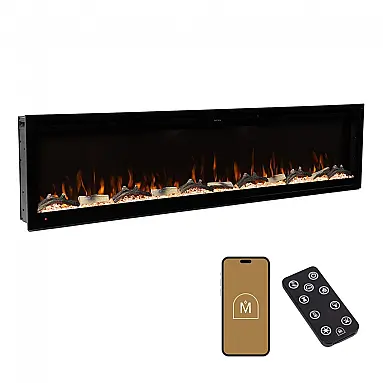 Lareira Elétrica de Embutir A44x182L