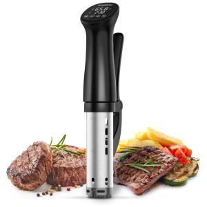 Termocirculador Elétrico com Tela LCD e Controle de Temperatura, 1200W, 110v, BONSENKITCHEN, Preto