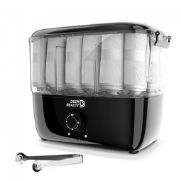 Vaporizador de toalhas - Aquecedor de toalhas quentes 600 W Aquecedor de toalhas úmidas de mesa. Suporta até 18