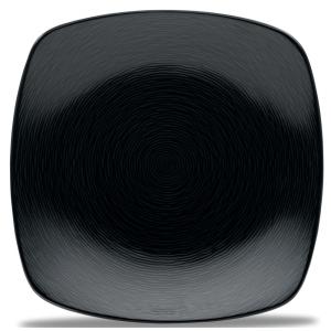 Prato com Formato Quadrado e Material de Porcelana, Noritake 43817-737, Preto