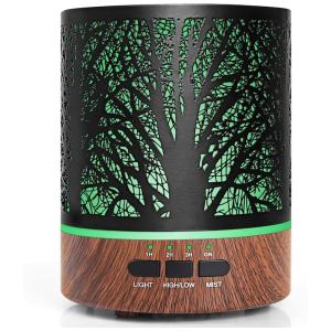 Umidificador Portátil Humidifier 300mL até 10H, 110V, Preto