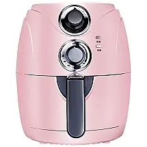 Air Fryer 2,5 Litros com Sistema de Circulação de Ar Rápida 1200W 220V, WLIVBET, Rosa