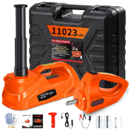 Macaco Elétrico para Carro 5 Toneladas 11023 LBS, Elevação Rápida, Chave de Impacto Inclusa, Kit Completo,DAIMOT