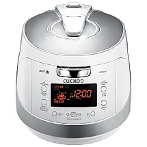 panela de arroz de pressão de aquecimento por indução de 6 xícaras revestimento antiaderente, branco, CUCKOO CRP HS0657F, Branco