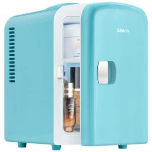 Mini Geladeira para Skincare 4 Litros, 12V, 110V, SILONN SLRE01G1, Azul