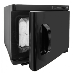 Aquecedor de Toalhas Profissional Capacidade 8L para Spa, Salões e Hotéis, 110V 200W, Findabetter, Preto