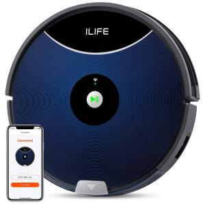 ILIFE A80 Aspirador Robô 2 em 1 c, Wi Fi Sucção 2000Pa 110V