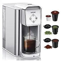 Máquina de Café Expresso 1.4L 3 em 1, 110V 1150W, SIFENE, Branca