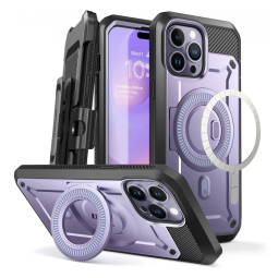 Capa para Iphone 14 Pro Max de Alta Resistencia com Clipe de Cinto Coldre Suporte, SUPCASE, Roxo