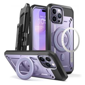 Capa para Iphone 14 Pro Max de Alta Resistencia com Clipe de Cinto Coldre Suporte, SUPCASE, Roxo