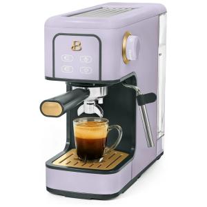 Beautiful Máquina de Espresso Slim 20 Bar, Programável, Compacta com Reservatório de 1,5L, Aquecedor de Xícaras em Inox - Lavanda